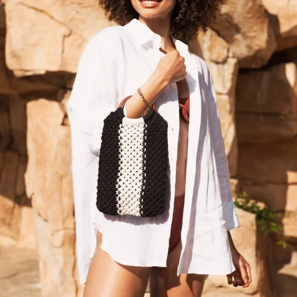Laude the Label Gabby Mini Macrame Bag